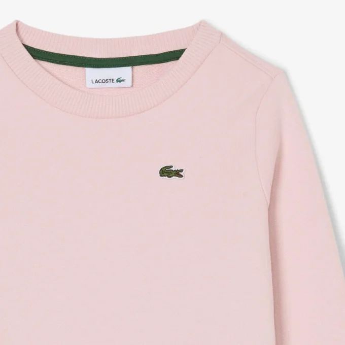 Sudadera de felpa con cuello redondo para niño