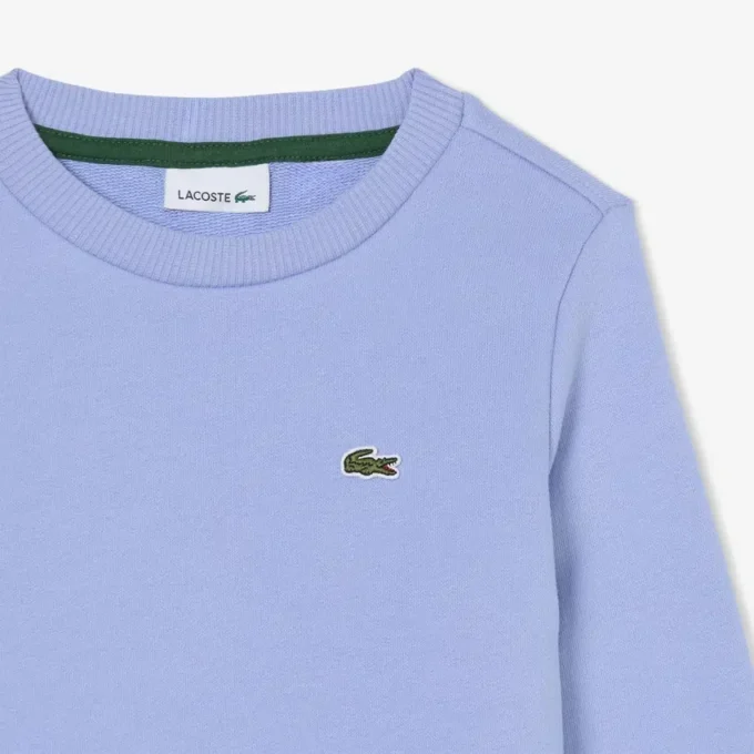 Sudadera de felpa con cuello redondo para niño