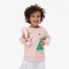 Sudadera de felpa con cuello redondo para niño