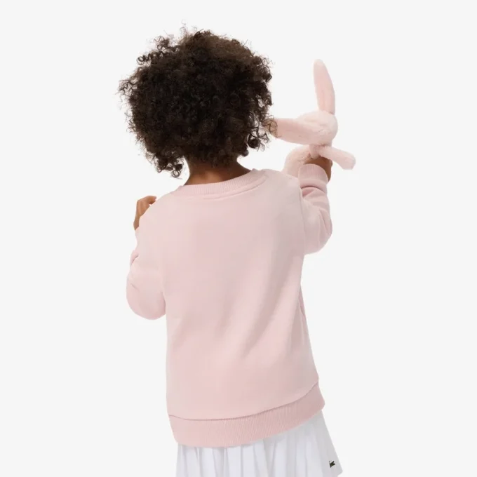 Sudadera de felpa con cuello redondo para niño