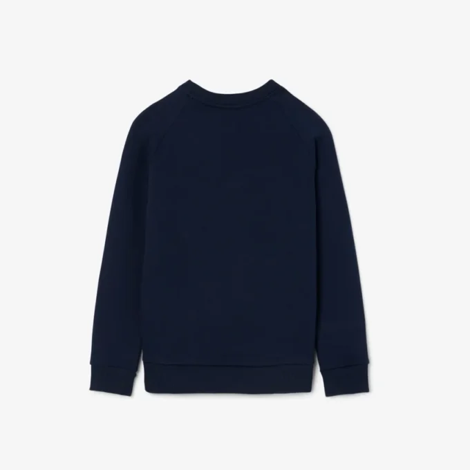 Sudadera de felpa con estampado de monograma para niño