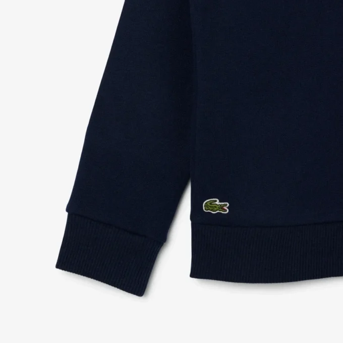 Sudadera de felpa con estampado de monograma para niño