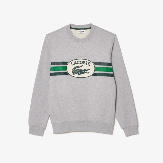 Sudadera de felpa con estampado gráfico para hombre