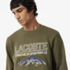 Sudadera de felpa con motivo bordado para hombre