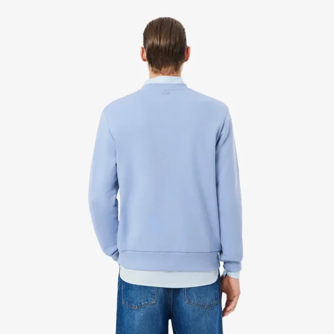Sudadera de felpa con motivo bordado para hombre