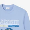 Sudadera de felpa con motivo bordado para hombre