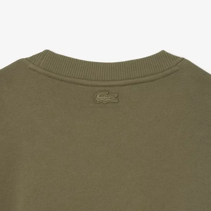 Sudadera de felpa con motivo bordado para hombre