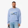 Sudadera de felpa con motivo bordado para hombre