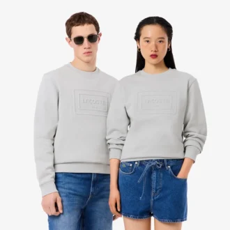 Sudadera de felpa con relieve