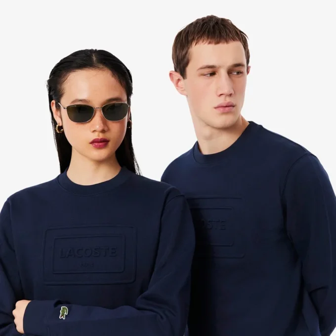 Sudadera de felpa con relieve