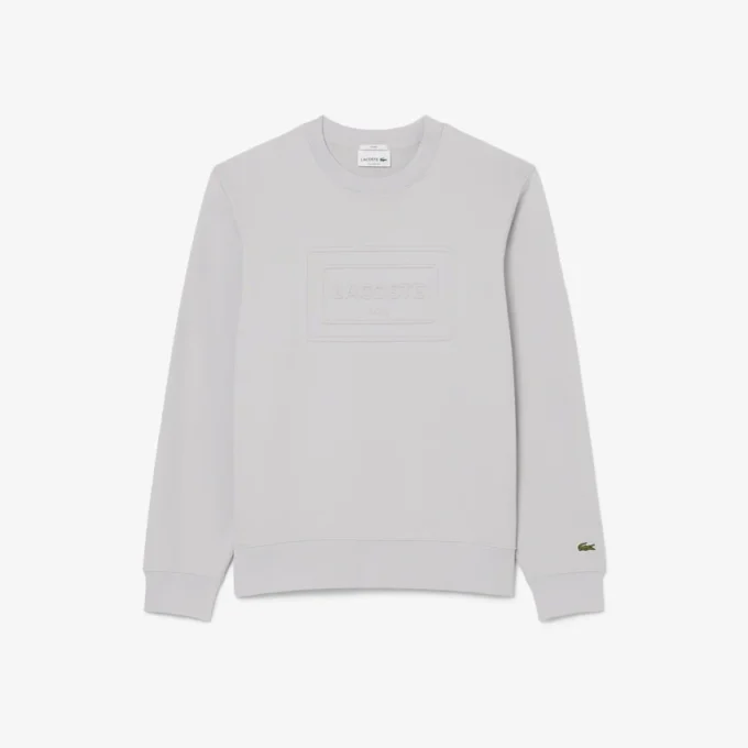 Sudadera de felpa con relieve