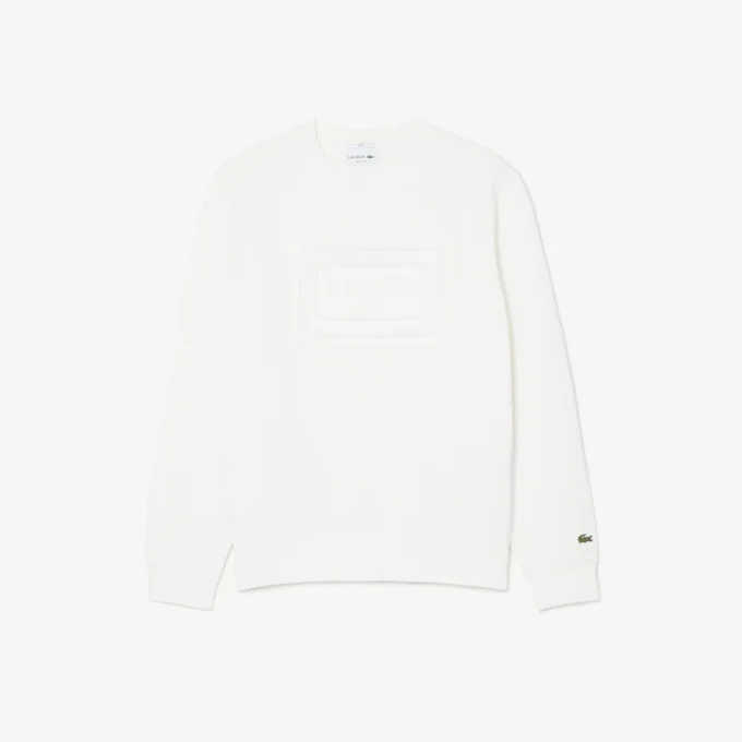Sudadera de felpa con relieve