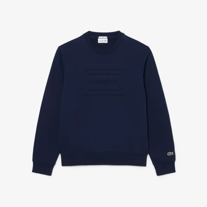 Sudadera de felpa con relieve