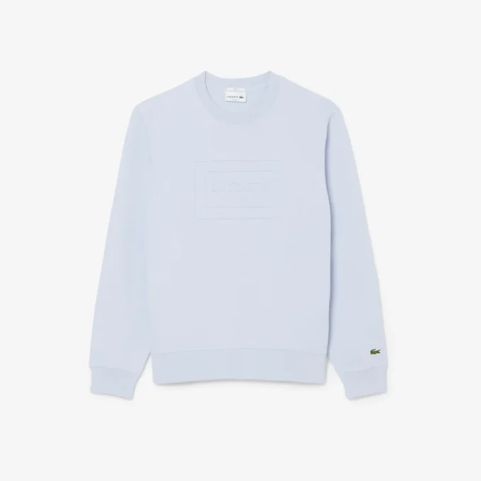 Sudadera de felpa con relieve