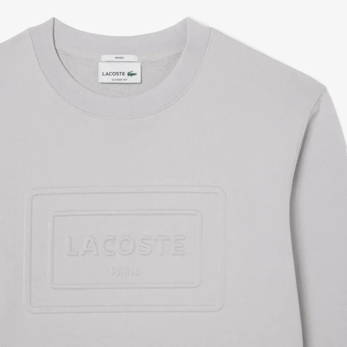 Sudadera de felpa con relieve