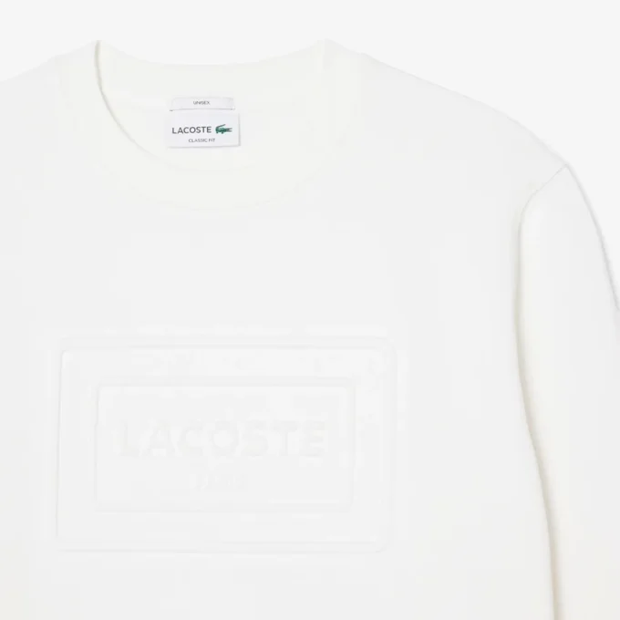 Sudadera de felpa con relieve