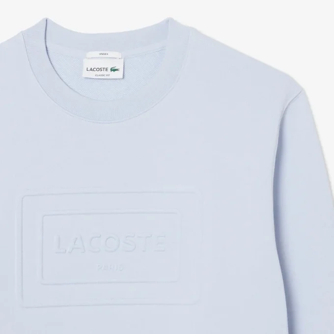 Sudadera de felpa con relieve