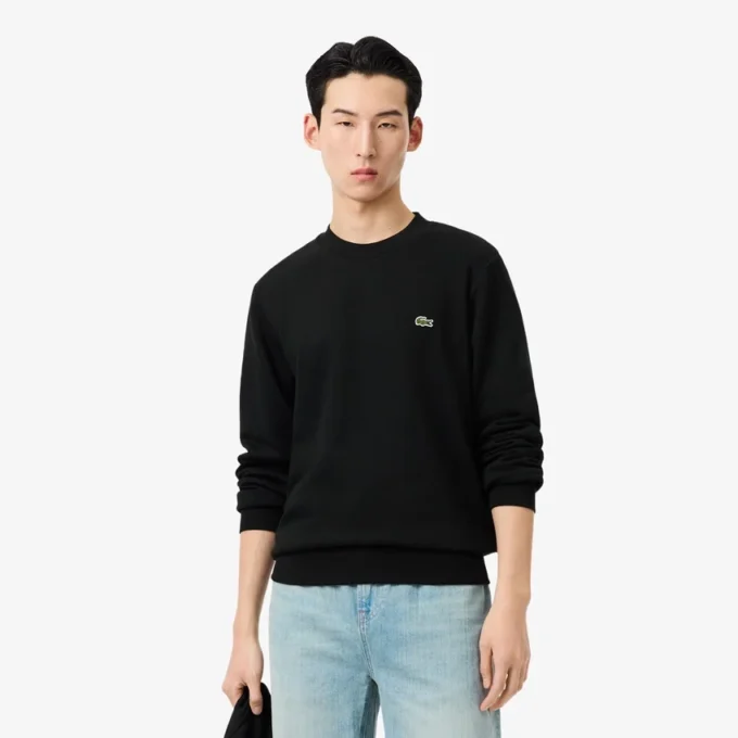 Sudadera de felpa de corte clásico para hombre