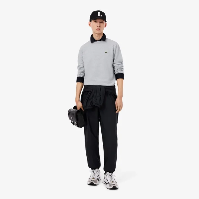 Sudadera de felpa de corte clásico para hombre