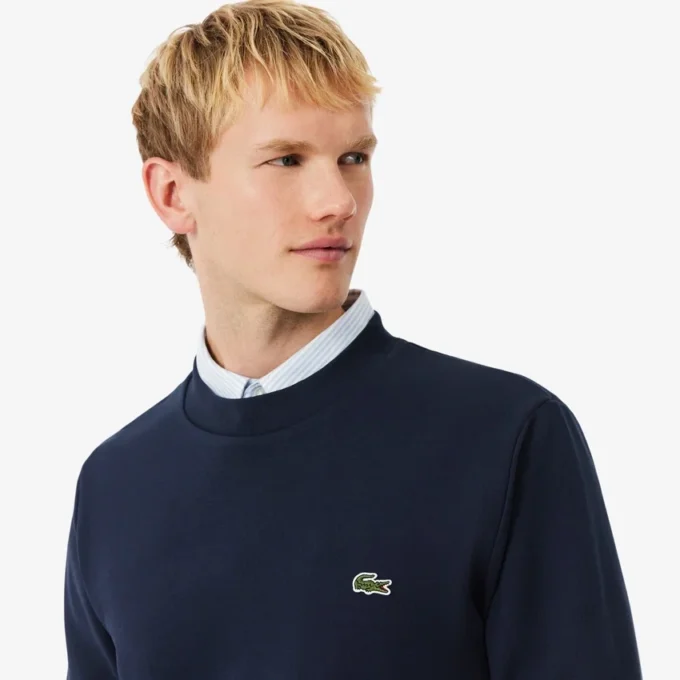 Sudadera de felpa de corte clásico para hombre