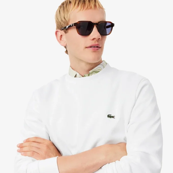 Sudadera de felpa de corte clásico para hombre