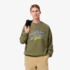 Sudadera de felpa de corte holgado para hombre