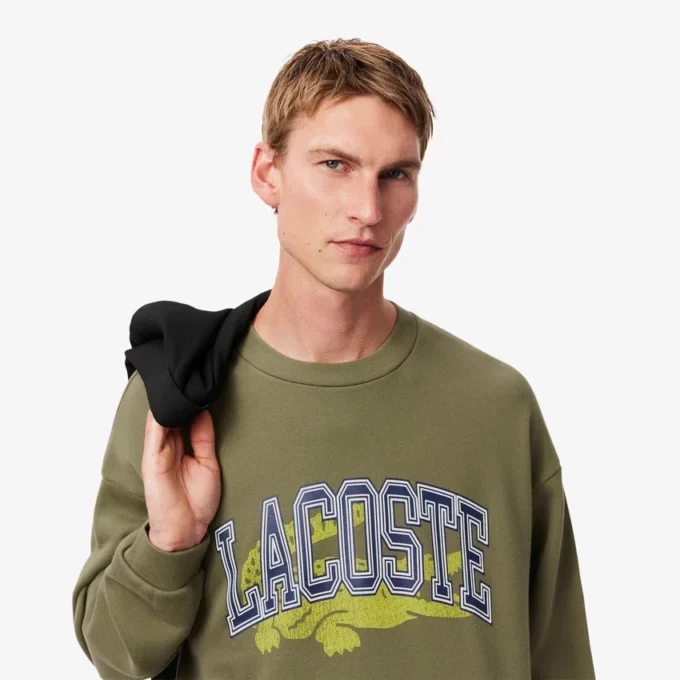 Sudadera de felpa de corte holgado para hombre