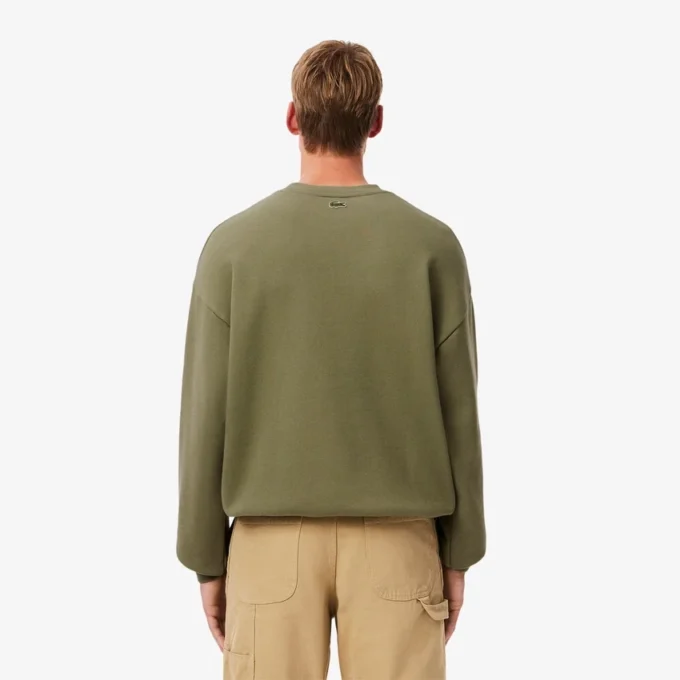 Sudadera de felpa de corte holgado para hombre