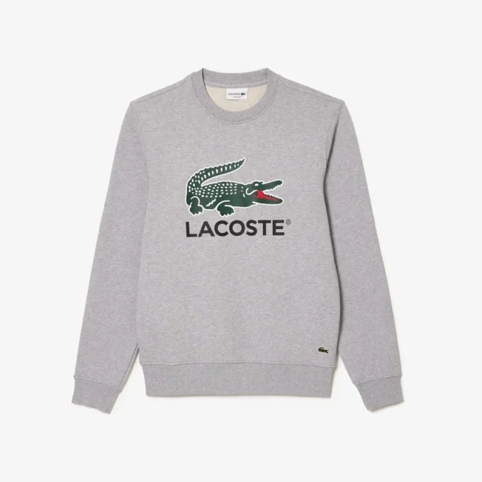 Sudadera de felpa de cuello redondo para hombre