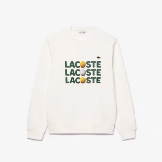 Sudadera de felpa estampada para hombre