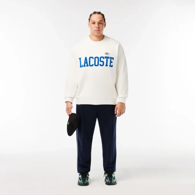 Sudadera de felpa flocada para hombre