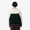 Sudadera de felpa oversize de cuello alto para mujer