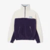 Sudadera de felpa oversize de cuello alto para mujer
