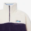 Sudadera de felpa oversize de cuello alto para mujer