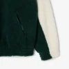 Sudadera de felpa oversize de cuello alto para mujer