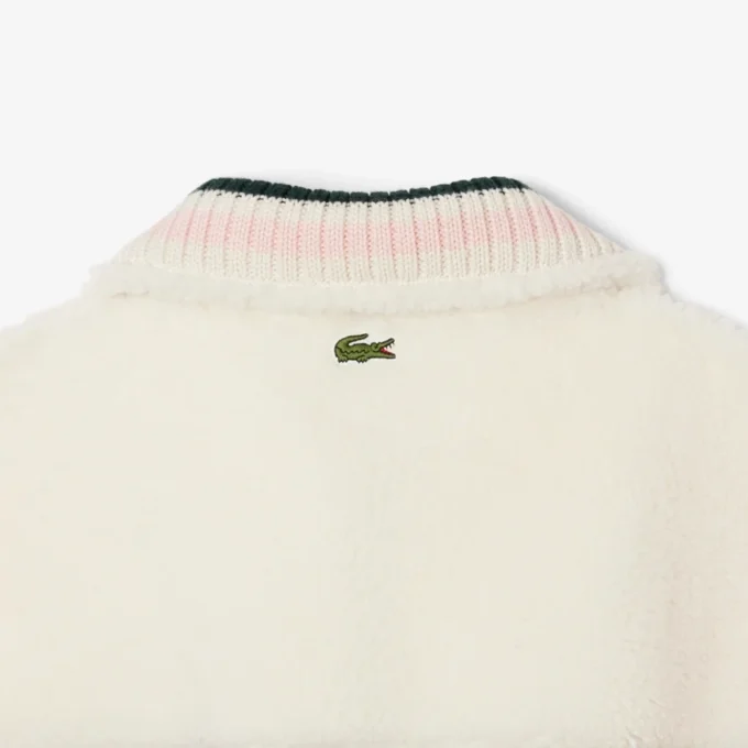 Sudadera de felpa oversize de cuello alto para mujer