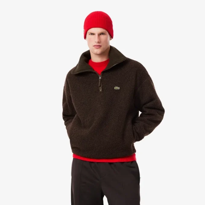 Sudadera de forro polar con cremallera para hombre