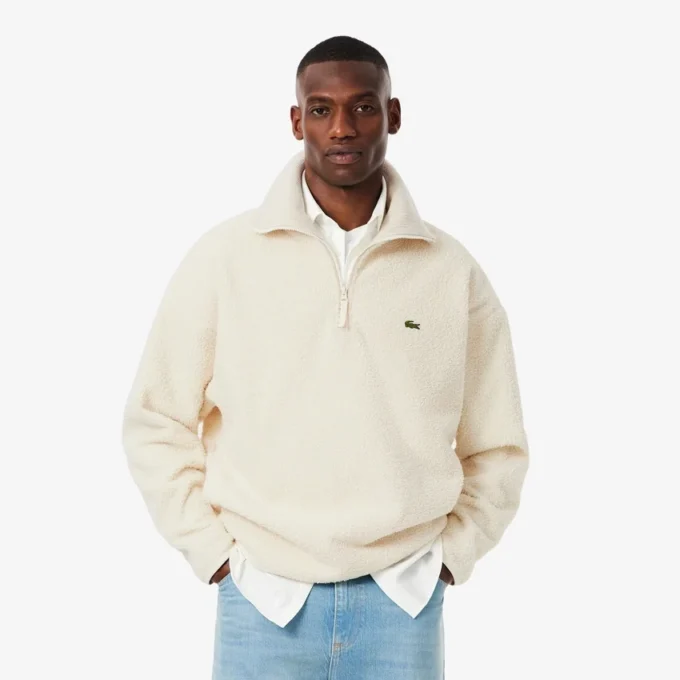 Sudadera de forro polar con cremallera para hombre