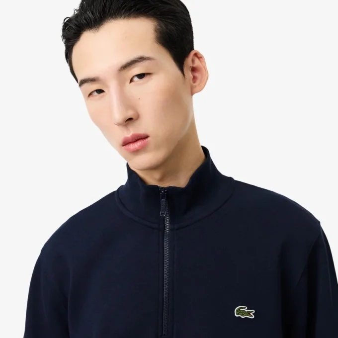 Sudadera de forro polar con cremallera para hombre
