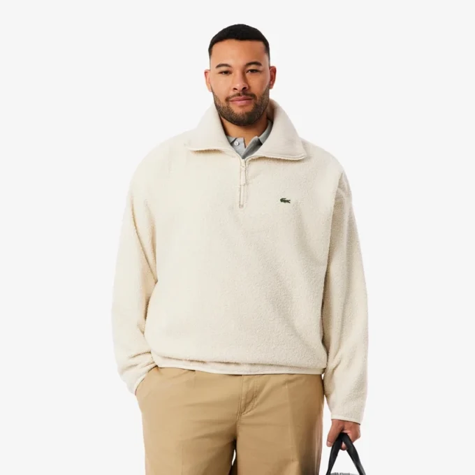 Sudadera de forro polar con cremallera para hombre