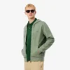 Sudadera de forro polar con cremallera y corte clásico para hombre