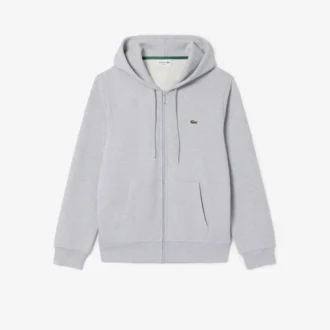 Sudadera de forro polar con cremallera y corte clásico para hombre