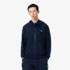 Sudadera de forro polar con cremallera y corte clásico para hombre