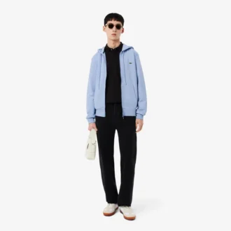 Sudadera de forro polar con cremallera y corte clásico para hombre