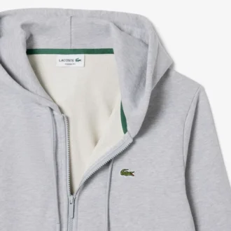 Sudadera de forro polar con cremallera y corte clásico para hombre