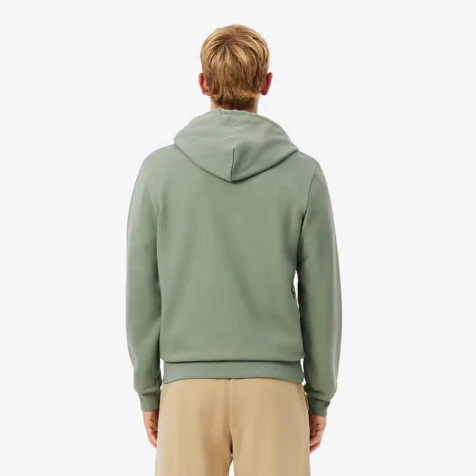 Sudadera de forro polar con cremallera y corte clásico para hombre