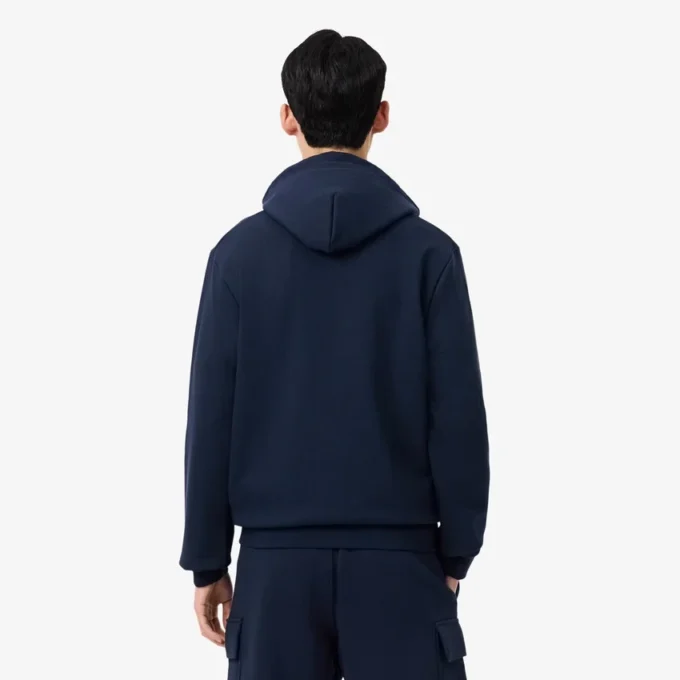 Sudadera de forro polar con cremallera y corte clásico para hombre