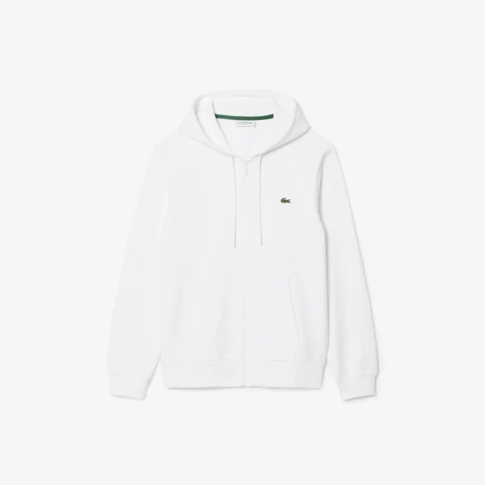 Sudadera de forro polar con cremallera y corte clásico para hombre