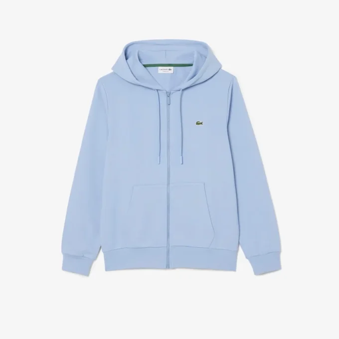Sudadera de forro polar con cremallera y corte clásico para hombre