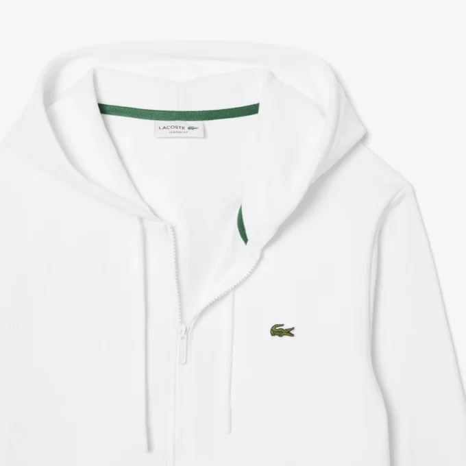 Sudadera de forro polar con cremallera y corte clásico para hombre